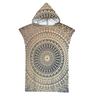 Geometric Hooded Wearing Bath Towel, Beach Towel, Cape, Seaside Change Of Clothes, Bathrobe, Printed Hooded Bath Towel, Minimum Order