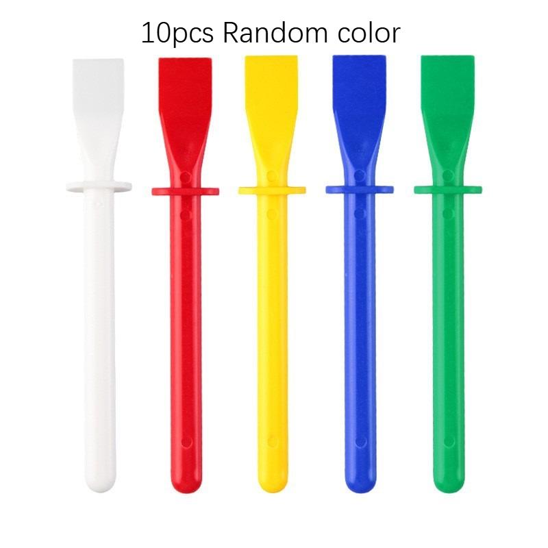 10/20pcs Glue Spreaders,Polypropylene Glue Smear Sticks Applicator, Painting Scrapers For Handmade DIY Art Leather Craft Tool