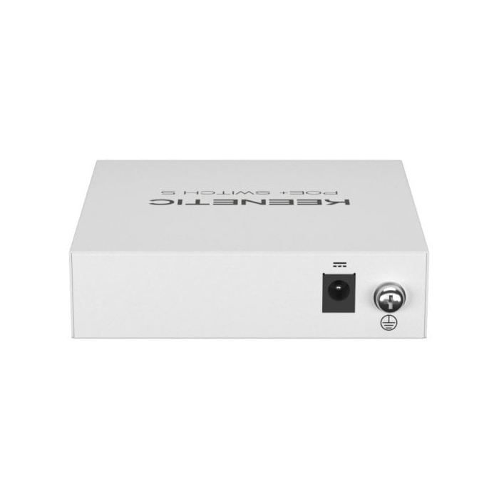 PoE+-svitsj - KEENETIC - 5 porter - Smart strømforsyning - Enkel installasjon - Status-LED-er