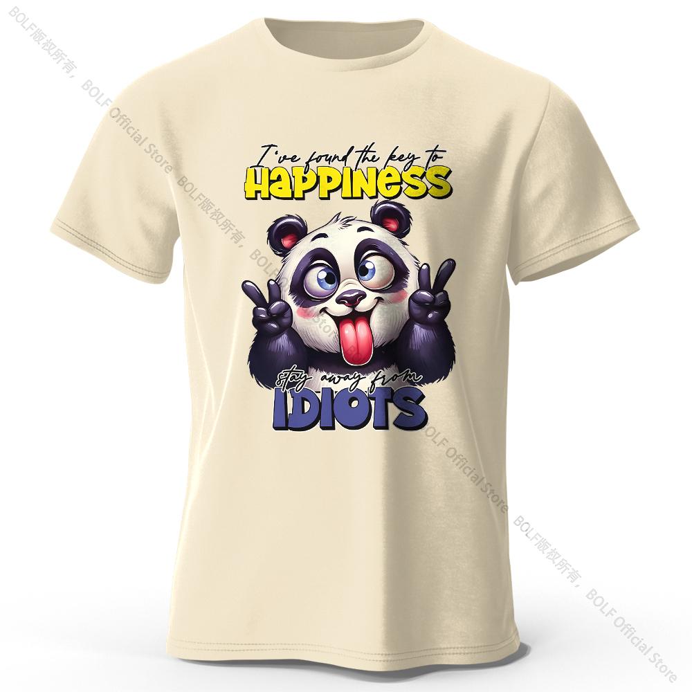 

Playful Cartoon Panda Print 100% Cotton T-Shirt, Soft & Breathable Round Neck Short Sleeve Tee, Unisex Cute & Fun Style 4XL
