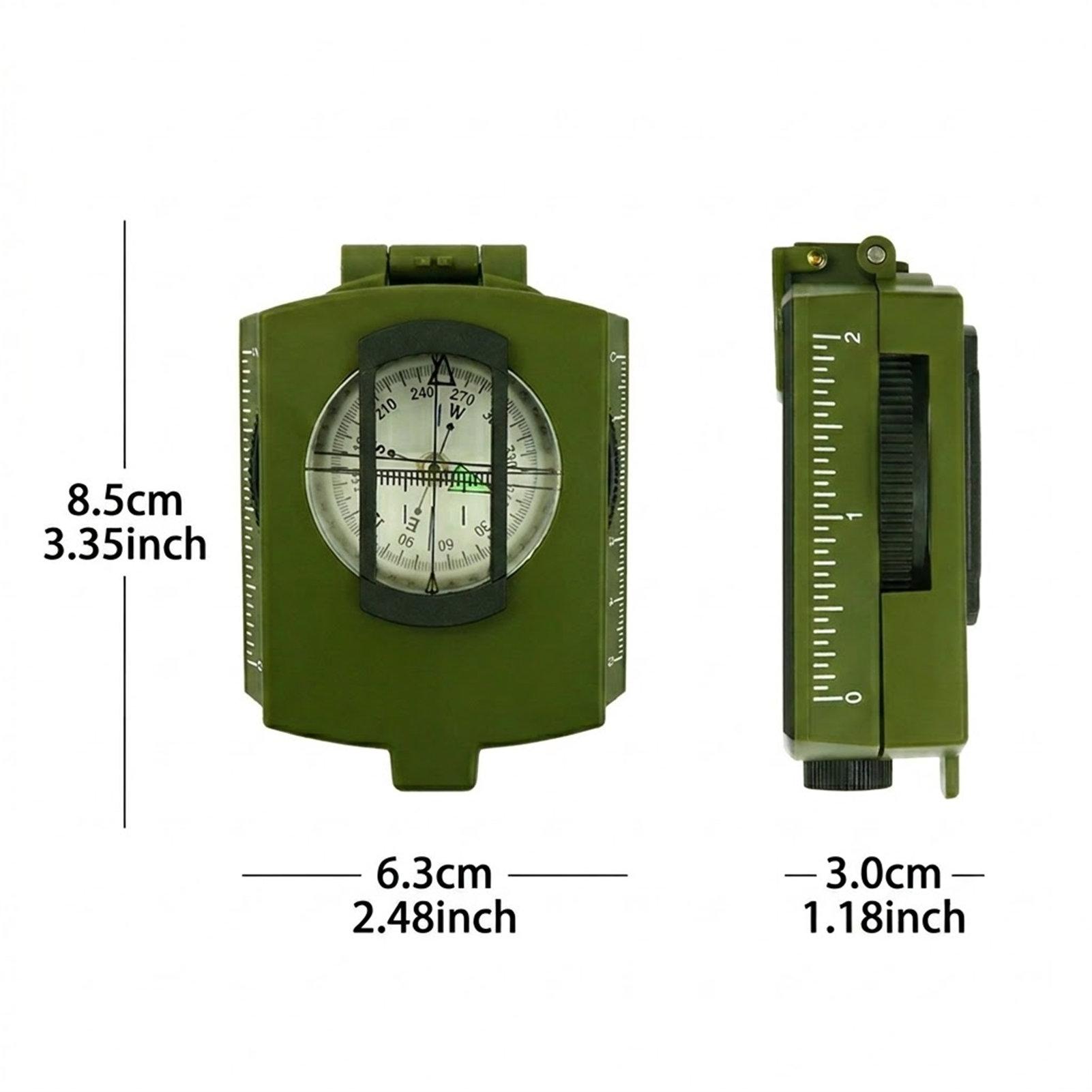 

Tactical Survival Compasses Professional Metal Sight Compasses Luminous for Outdoor Hiking Climbing Exploring Geology Tool