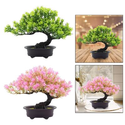 Artificial Bonsai Tree Small Fake Plants Decor Garden Decor Artificial Plants Faux Plants Indoor for Bathroom Farmhouse