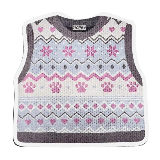 Knitted Sweater Print Mouse Pad Non-slip Base Waterproof Home Office Gaming Computer Laptop Mousepad Desk Mat PC Accessories