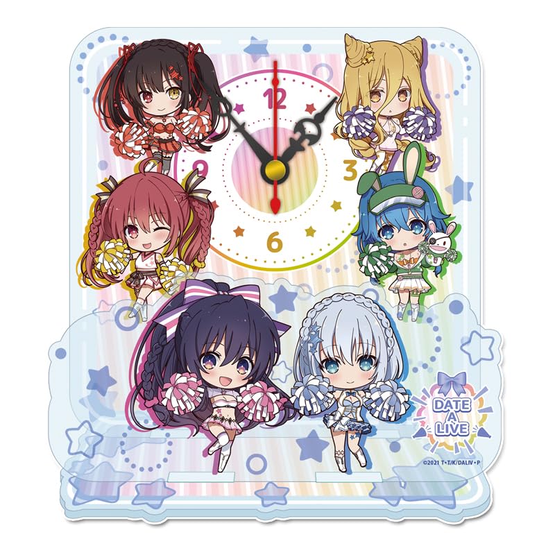 

Date A Live IV Puchichoko Mini Acrylic Table Clock Cheer Girl