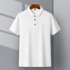 Tricou Polo Bărbătesc Brodat de Înaltă Calitate de Vară Respirabil cu Mânecă Scurtă Larg Mărimi Mari cu Guler Top Casual pentru Bărbați