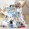 Bluey Bingo's Beach Day Blanket Soft Warm Cozy Great for Sofa Seaside Couch Four Seasons Multipurpose Playful Design