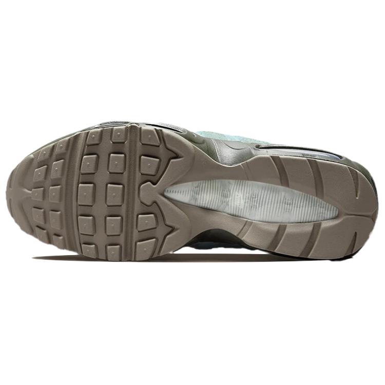 Nike Air Max 95 Comfortable Versatile Low-Top Running Shoes Unisex sneaker Light-Gray DQ9468-335