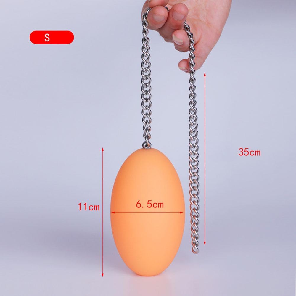 Soft Oversized Egg Huge Luminous Butt Plug Prostate Massager Vaginal Stimulator Anal Dilator Expansion Adult Sex Toys Anal Beads