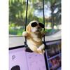Cute Swinging Labrador Retriever Pet Dog Car Rear View Mirror Hanging Decor, Car Interior Accessory