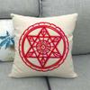 Pattern Geometric Pattern Series Digital Printing Short Plush Pillow Covers For Car Sofa Office Cushion Cover Home Goods