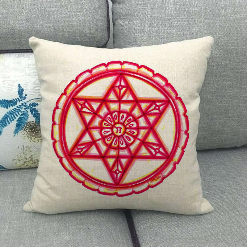 Pattern Geometric Pattern Series Digital Printing Short Plush Pillow Covers For Car Sofa Office Cushion Cover Home Goods