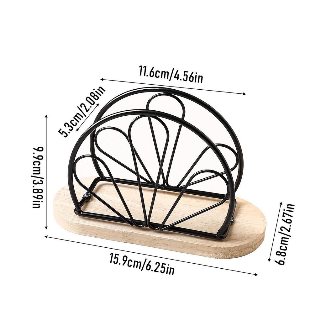 Napkin Holder Towel Paper Rack for Tabletop Kitchen Countertops Restaurant