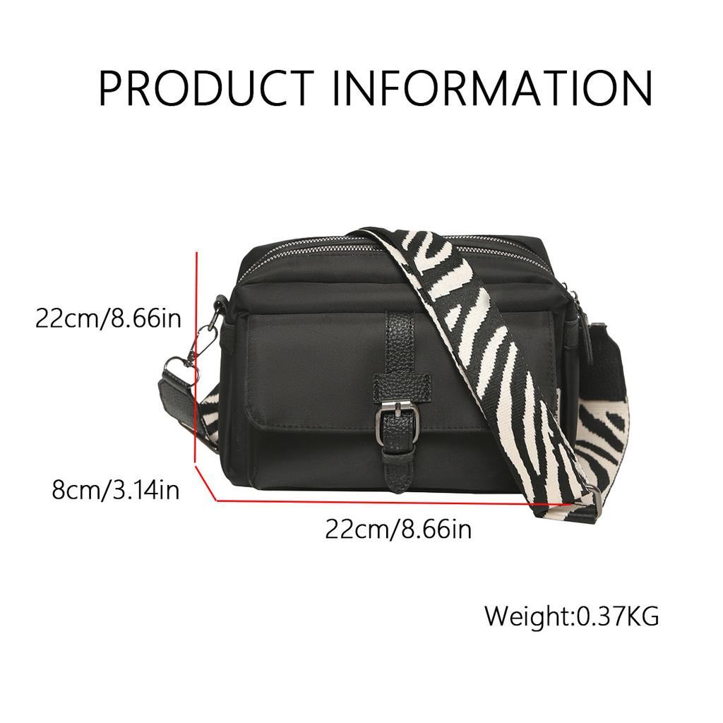 New Unisex Fashionable And Simple Shoulder Bag, Couple Style Large Capacity Multifunctional Oxford Cloth Crossbody Bag
