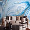 Large Murals Blue Marble Wallpaper Living Room TV Background Wall Decor Home Modern Wallpaper