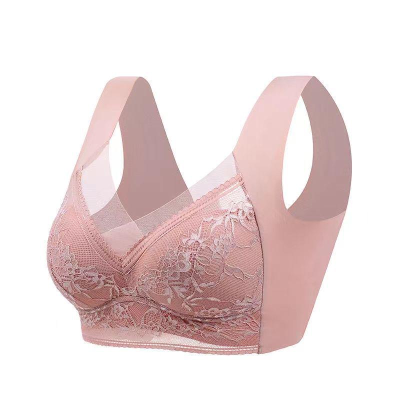 Elegantly Designed Push-up Bra for Small Busts with a Chic Back, Minimizing Effect for Larger Busts, Strapless, and Seamless Fixed Cups.