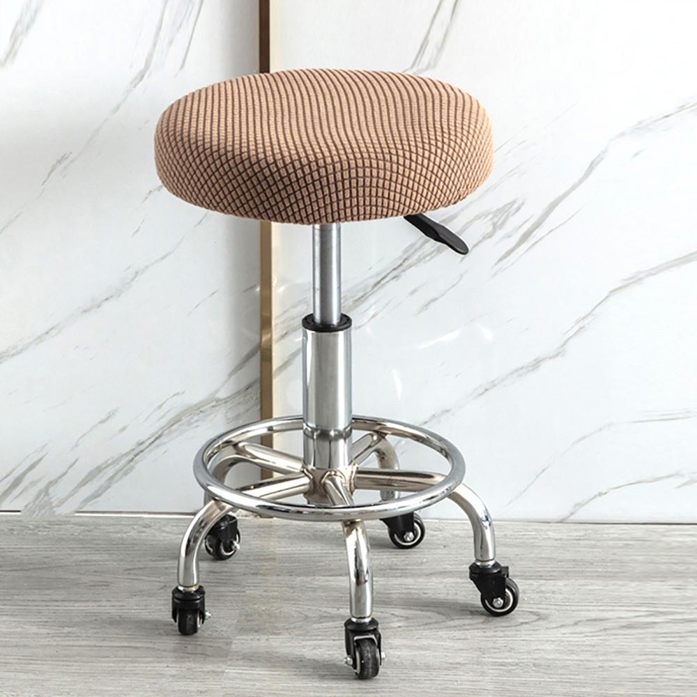 Velvet Stool Cover Bar Round Swivel Chair Cover Universal Stool Cover Bar Coffee Shop Stool Cover High Quality Slipcovers