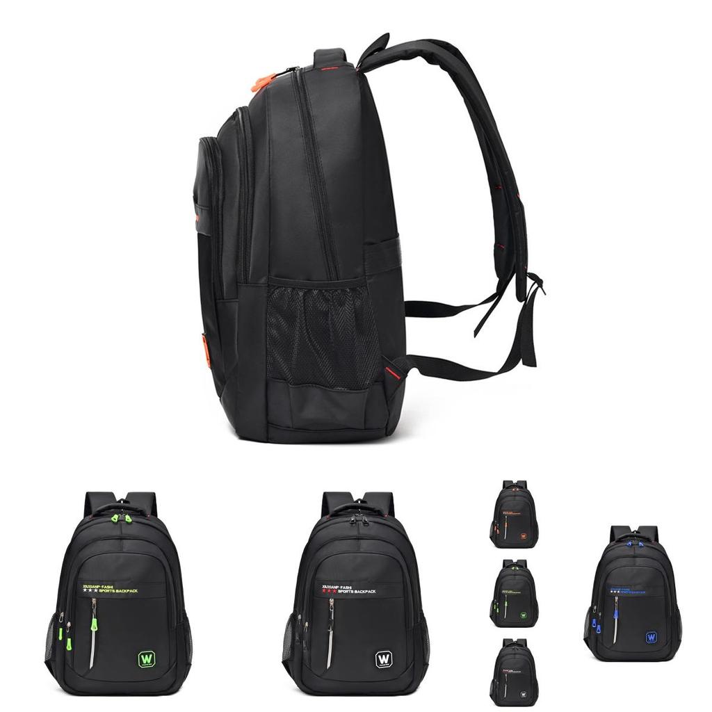Oxford Cloth Travel Backpack For Men And Women With Letter Star Print