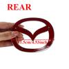 3D Plastic Badge Car Front Trunk Cover Decal Steering Wheel Emblem for Mazda CX-5 CX5 Replaced Decoration