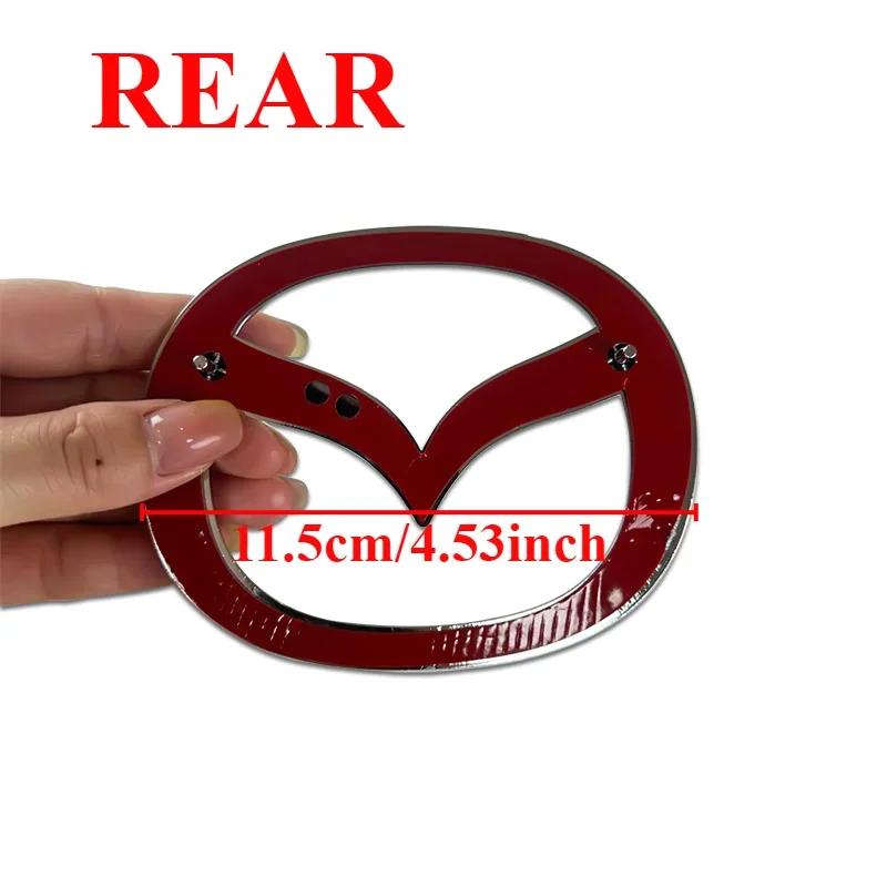 3D Plastic Badge Car Front Trunk Cover Decal Steering Wheel Emblem for Mazda CX-5 CX5 Replaced Decoration