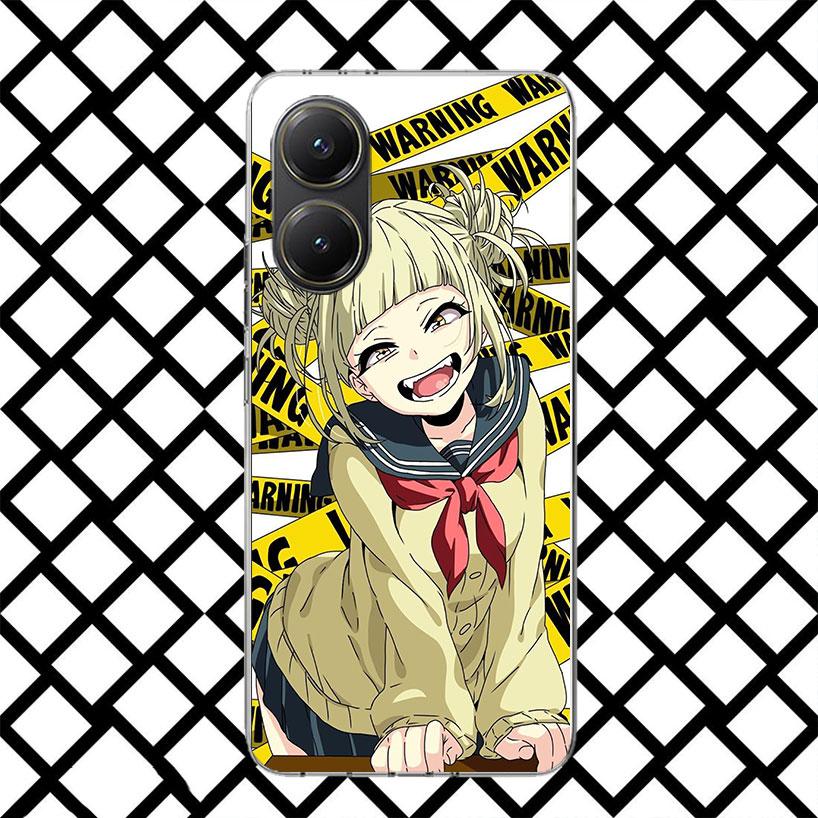 Himiko Toga My Hero Fashion Phone Case for Xiaomi Poco F7 Ultra X7 X6 X5 Pro X4 Gt M8 M7 Redmi 15 15C 13 13C 12 12C Soft Cover F