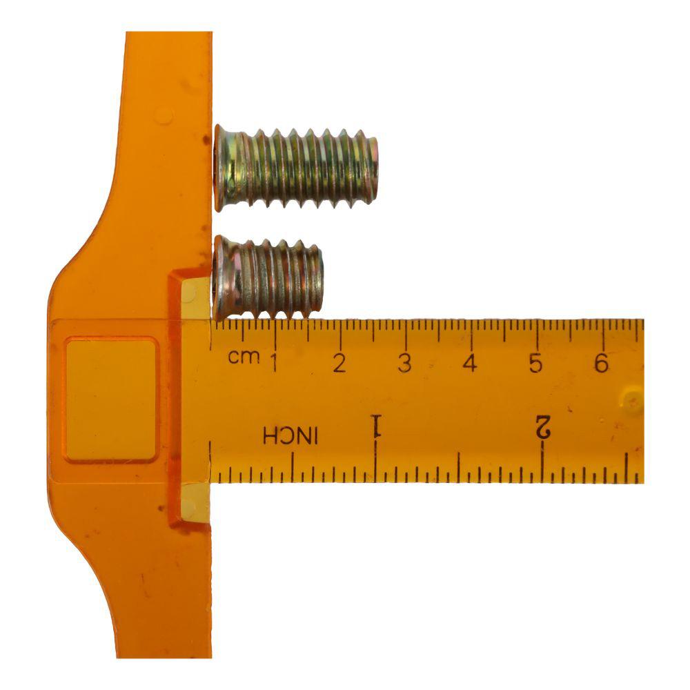 20Pcs Carbon Steel Wood Furniture Screw-in Nut M6 M8 M10 Hex Socket Drive Threaded Inserts Nuts