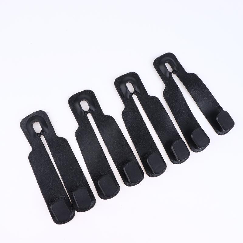 4Pcs Double Hook Car Hook Car Headrest Hooks Hanger For Bags Organizer Holder Clips Auto Fastener Hooks Car