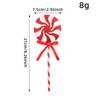 10Pcs Wholesale New colorful Christmas lollipop decoration holiday big lollipop candy Christmas tree decoration