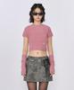 UNUSUALNORMAL Sparkle Symbol Knit Top_Pink