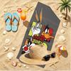 Looney Tunes Print Beach Towel, Versatile Lightweight Absorbent Beach Towel for Pool Surf Yoga Bathroom, Perfect Birthday Holiday Gift