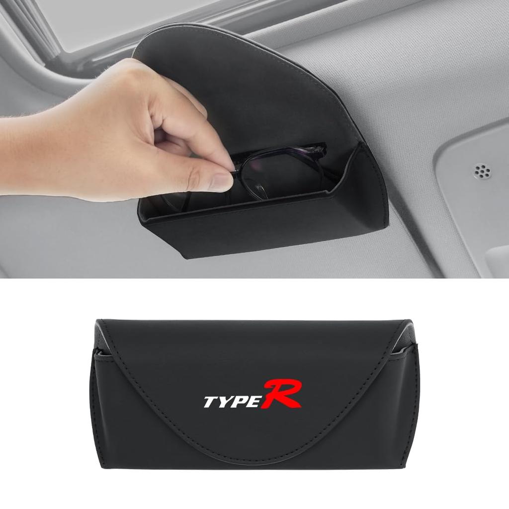 Type R Compatible Sunglass Holder for Cars, Eyeglasses Protection, Good Texture, CIVIC TYPE-R FL
