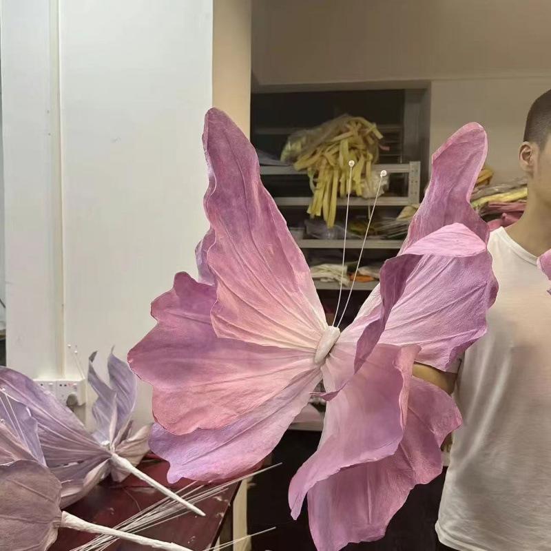 Große 3D Schmetterlingskunst für Hochzeitsdeko & Fotografie