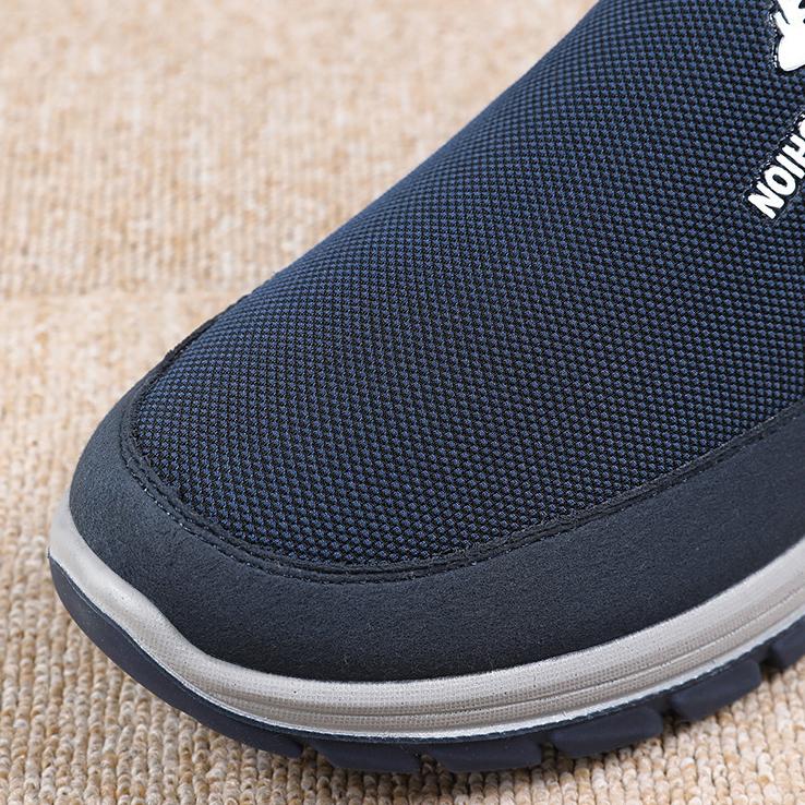 Cotton Shoes for Autumn and Winter Men Outdoor Wear One Foot Snow Boots Dad Shoes with Thick Fleece Old Beijing Lightweight Cotton Boots