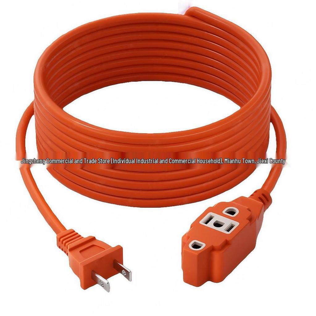 US Standard Indoor/Outdoor Power Strip Extension Cord for Venezuela & Panama