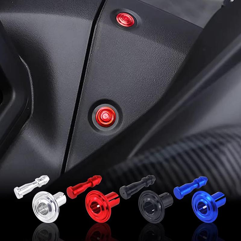 SEAMETAL 5 SZTUK 6mm Klamra Rozporowa do Motocykla Stop Aluminium Śruby Nakrętki do Pojazdów Elektrycznych Akcesorium do Wymiany Klamry Obudowy