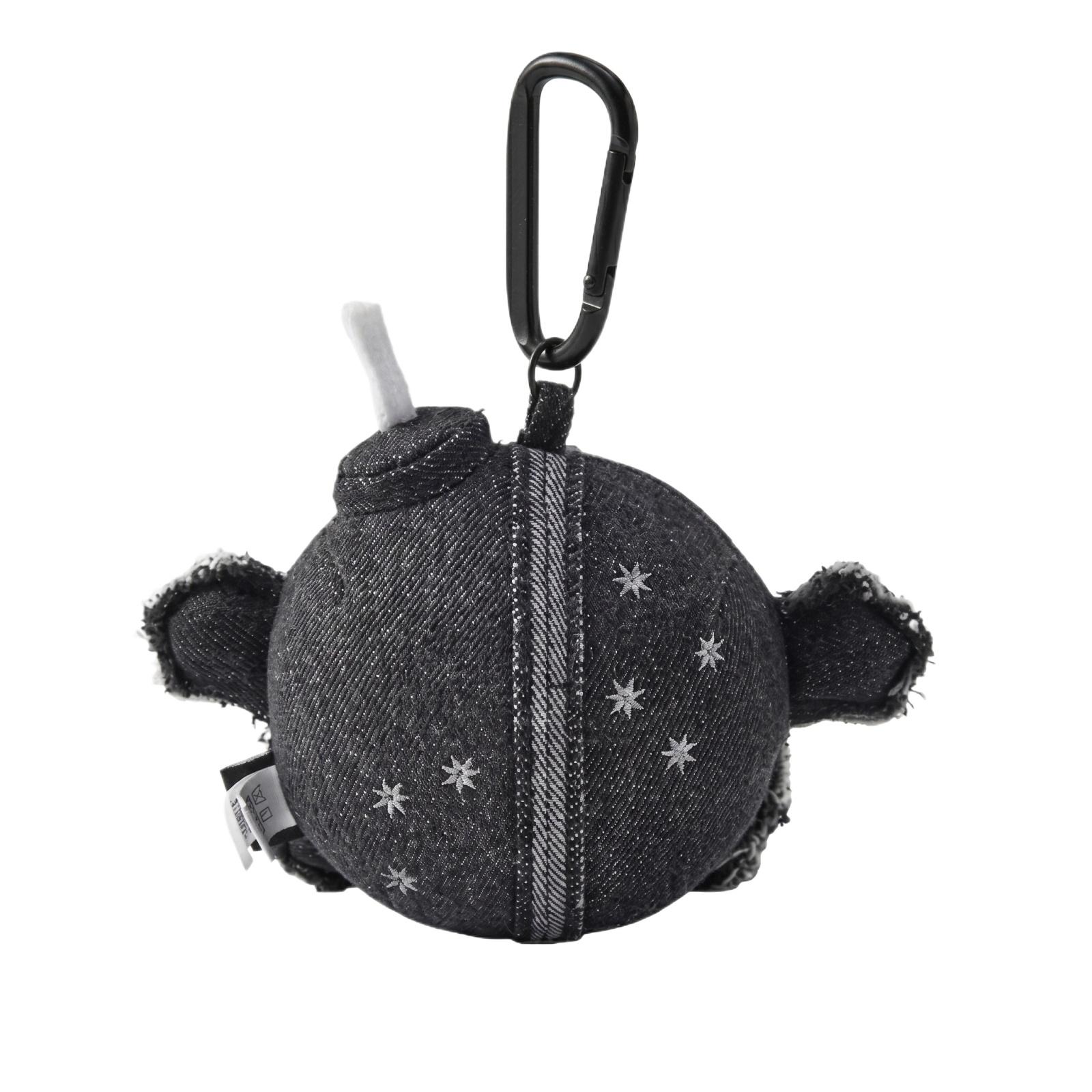 

Plush Keychain Hanging Ornament Soft Fabric Stuffed Toy Accessory with Metal Clip for Bags Backpacks and Keys 14x11cm Size one size белый