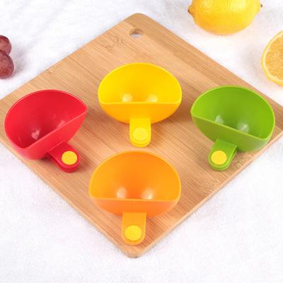 4-teiliges Dip-Clip-Set für Schüsseln und Teller, lebensmittelechte Soßenschale, spülmaschinenfest, tragbare Gewürzbox für Gewürze, Tomatensoße, Salz, Gemüseessig, Chips