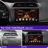 JIUYIN Android 12 For Honda Civic  Hatchback 2006-2011 Car Radio Multimedia Player Navigation 2 Din Stereo DVD Head Unit