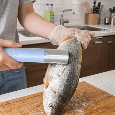Wasserdichter Fischschuppenentferner Lange Akkulaufzeit Fischschaber Fischschuppenschaber Küchengerät
