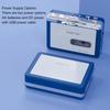Cassette To MP3 Bluetooth Cassette Player with Wired LED Clear Auto Portable Cassette Player for Home and Travel Converter, Earphones, Indicator,