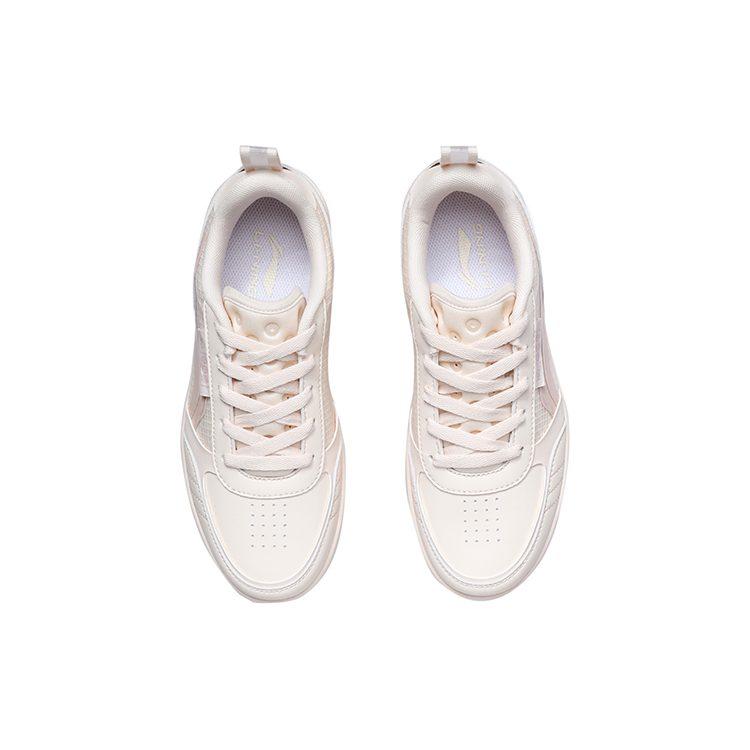 Li Ning NO.258 Slip Resistant Abrasion Resistant Slip Resistant Abrasion Resistant Low top Skateboard Shoes Women's AGCR202-2