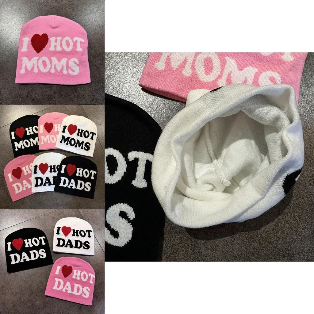 New Knitted Hat For Women With Embroidered Letter Design For Autumn Winter Warmth