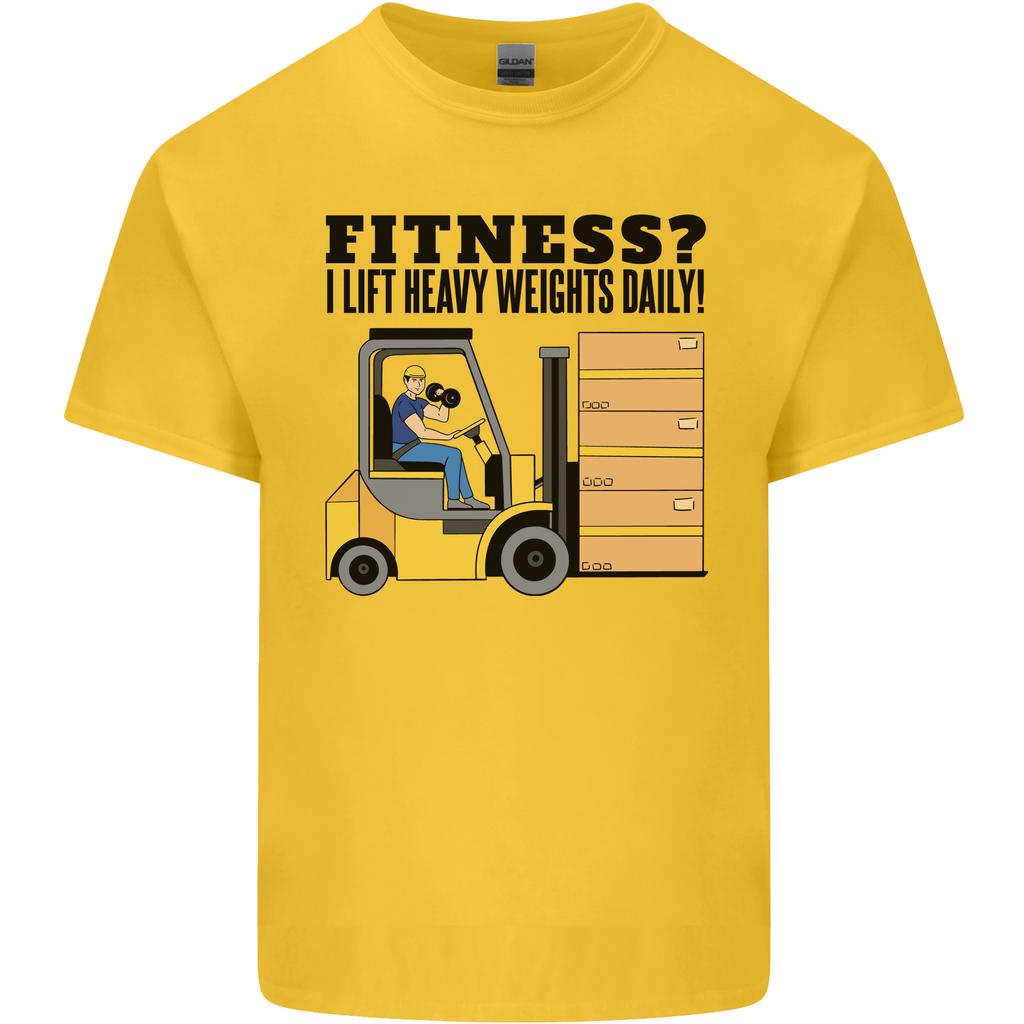 Forklift Driver I Lift Heavy Weights Funny Unisexs Light Cotton TShirt