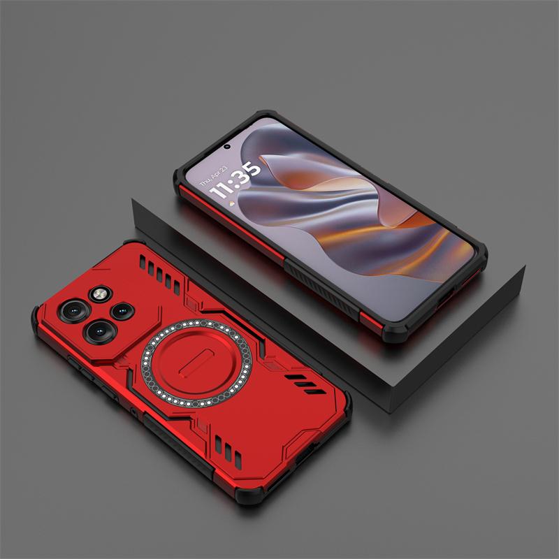 For Motorola Edge 50 Neo Case Moto Edge 50 Neo Anti-knock Magnetic Adsorption Wireless Charge Cover For Moto Edge 50 Neo Case