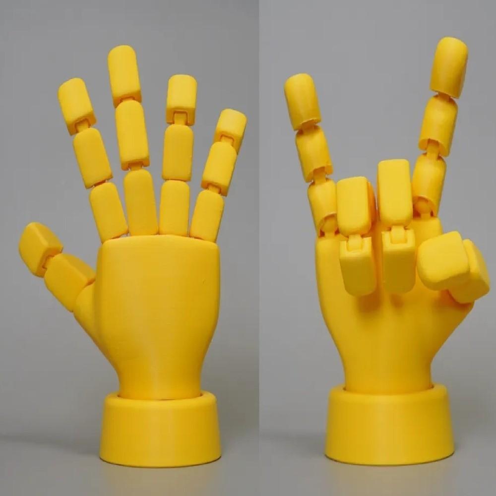 Novelty 3D Printed Hand Model Unique Movable Joint Hand Articulated Hand Model Friends Gift