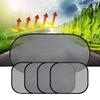 5PCS Car Window Sunshade Cover Sun UV Protection Auto Front Rear Black Window Curtain Side Glass Mesh Sunshades Accessories