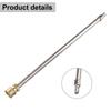 High Pressure Washer Extension Wand Sturdy Stainless Steel Construction Suitable for Various Power Washer Applications