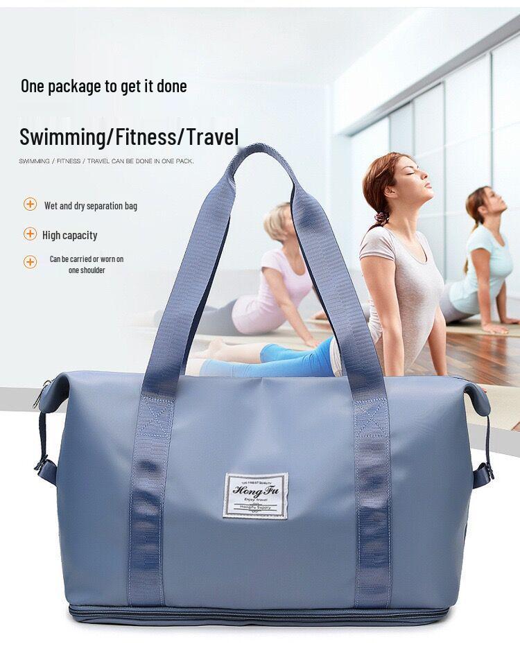 Expandable Multifunctional Travel & Yoga Sports Bag - Large Capacity