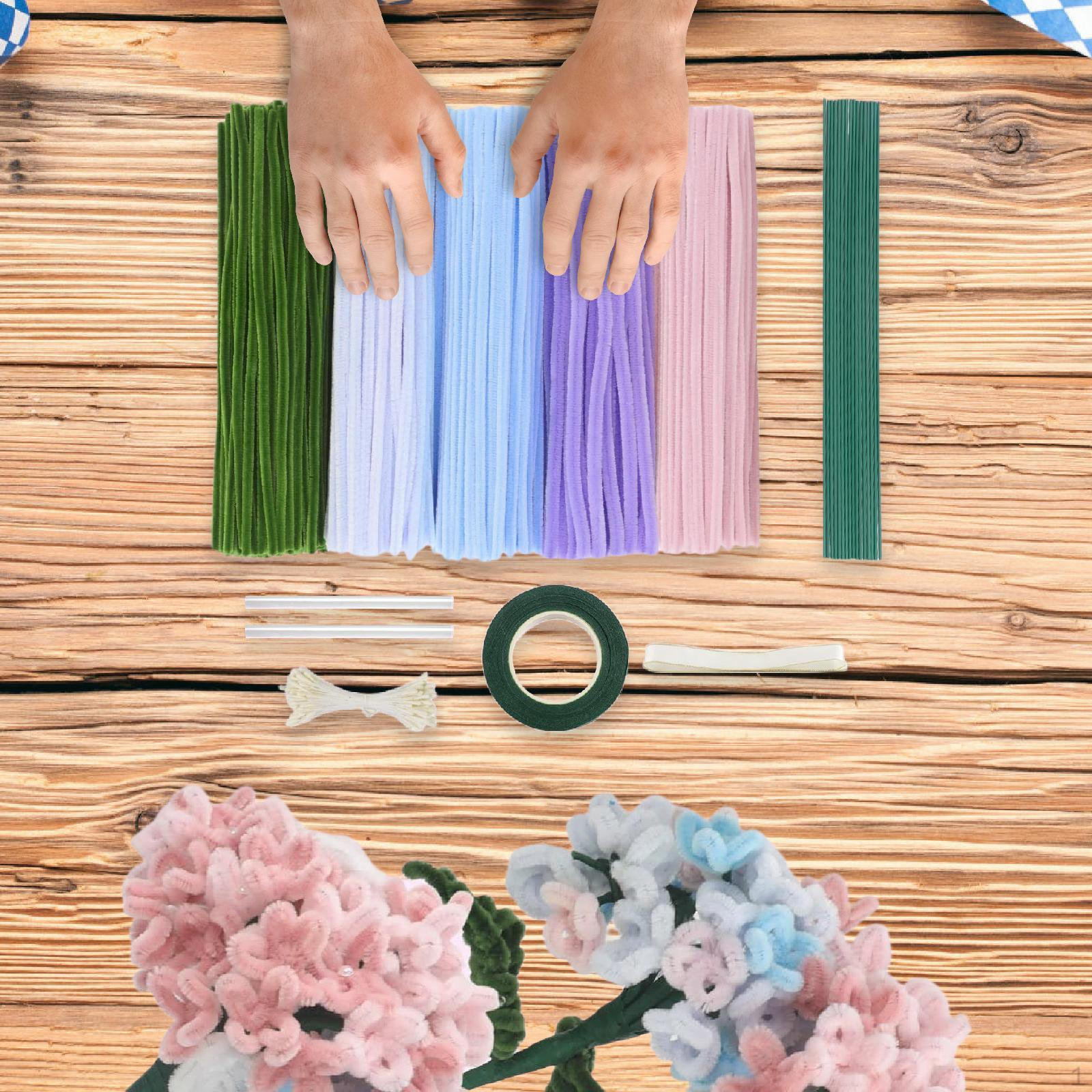 

Набор для изготовления цветов своими руками, -Трубка, Материалы для рукоделия, Декоративные материалы для букетов для синий