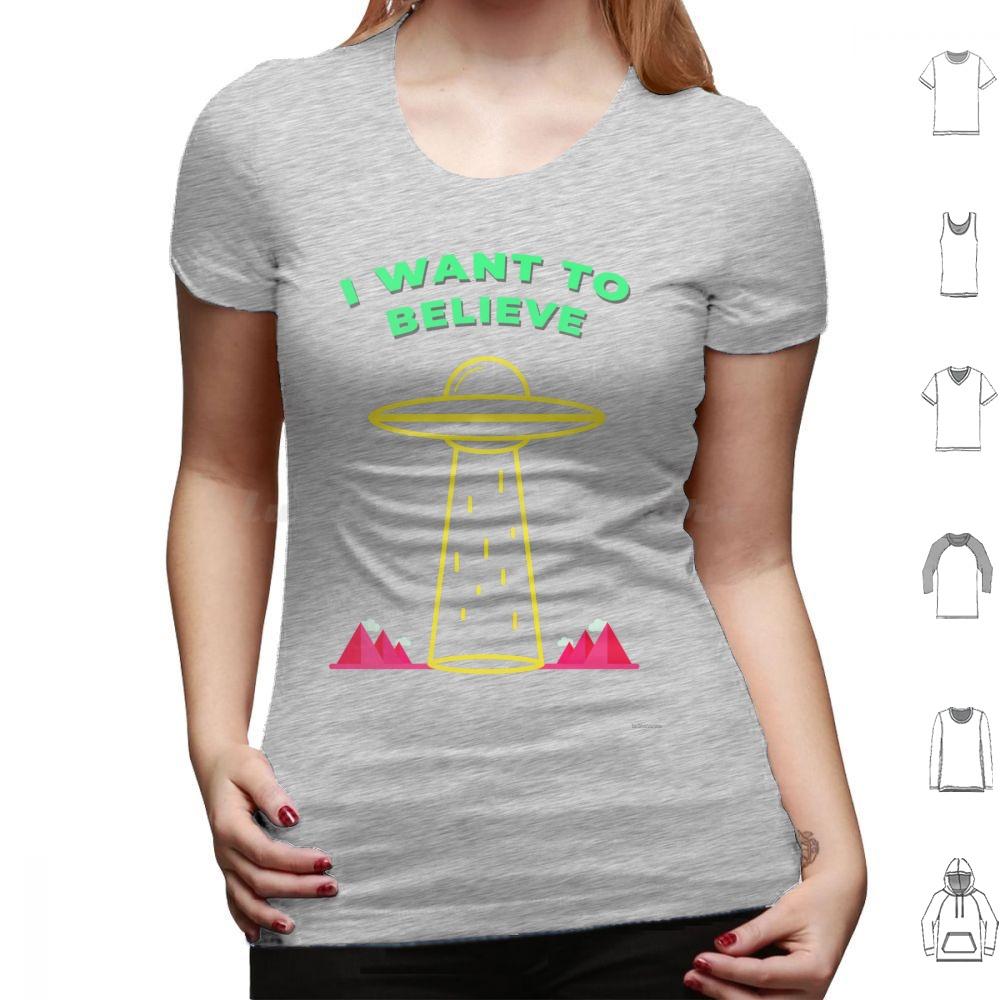 I Want To Believe T Shirt Big Size 100 Cotton X Files Ufo Space The X Files I Want To Believe Mulder Scully Dana Scully Fox