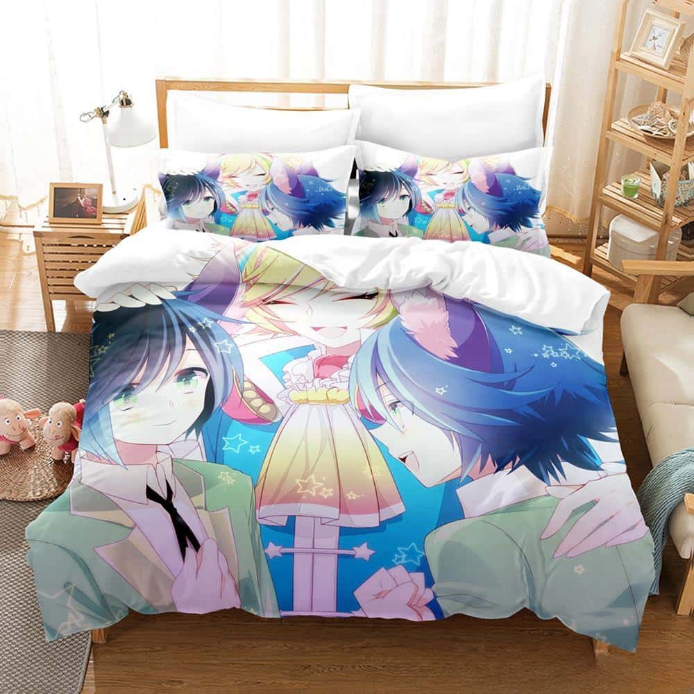 Fashion 3d Print Game Show By Rock! Bedding Set Cartoon Anime Three-piece Set Adult Kid Bedroom Duvet Cover Sets Home Textiles